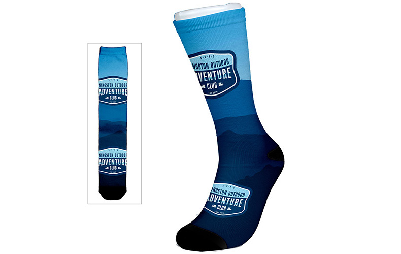 “Thames” Dye Sublimated Dress Socks (Pair)